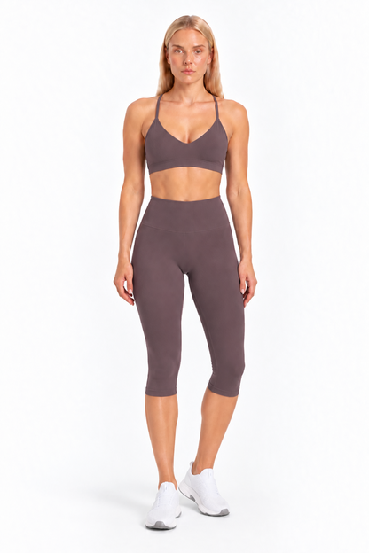 Second Skin Capris - Chocolate