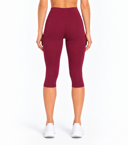 Second Skin Capris - Berry