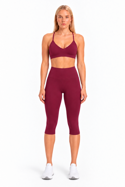 Second Skin Capris - Berry