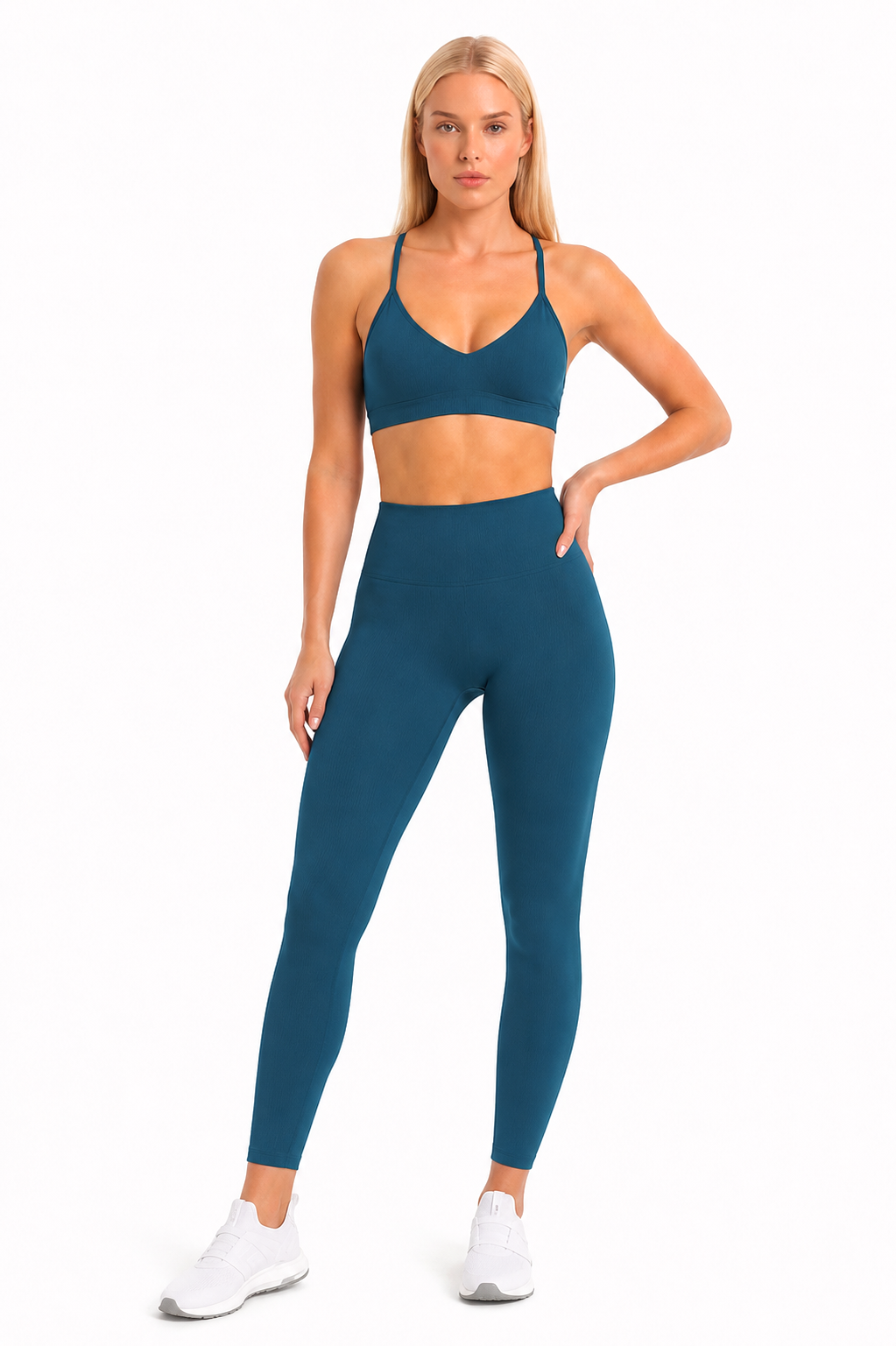 Second Skin Leggings - Petrol Blue