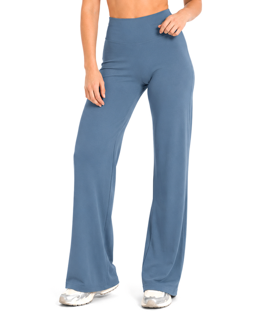 Straight Leg Active Pants - Slate